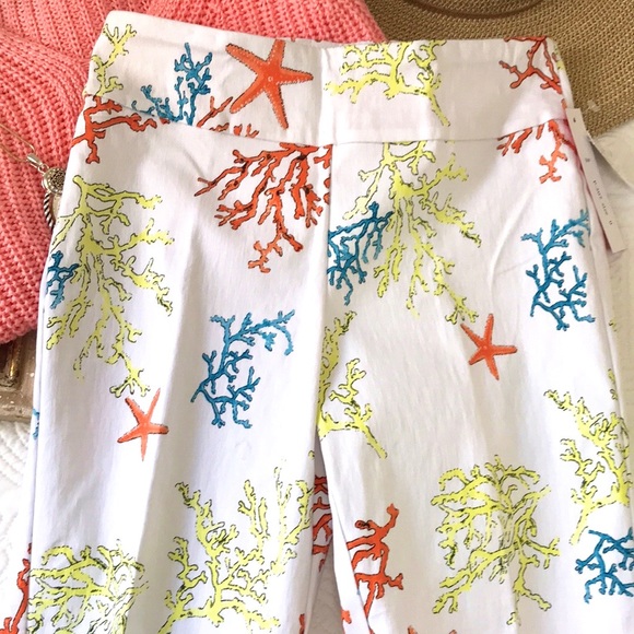 NWT Crazy Larry Ankle Pants in Multi Reef - Picture 12 of 16